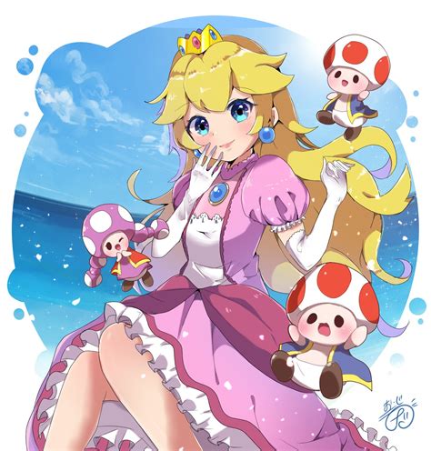 Princess Peach Super Mario Bros Image By Meiwari