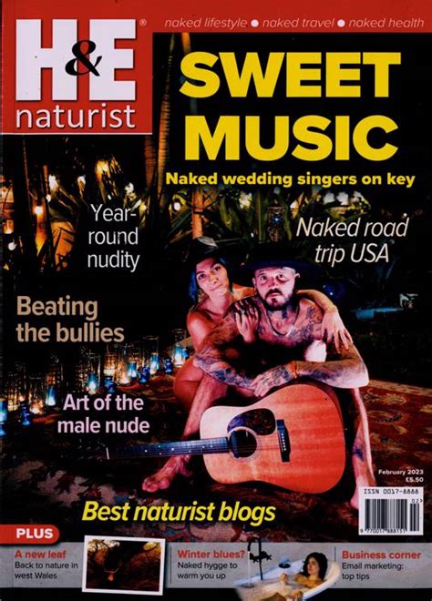 h and e naturist magazine subscription buy at uk holiday and travel