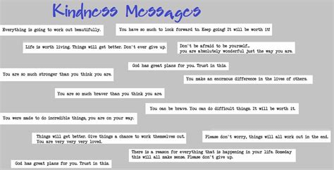 kindness messages print them out and hand them to strangers fun to be one the way you