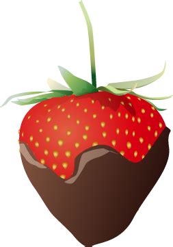 Chocolate strawberry clipart image #27816 png image