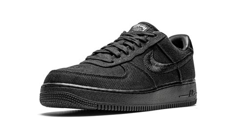 Nike Air Force 1 Low Stussy Black Cz9084 001 Restocks