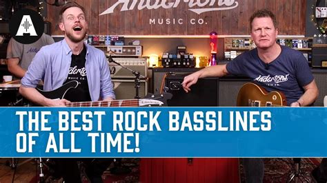 The Best Rock Basslines Of All Time Youtube