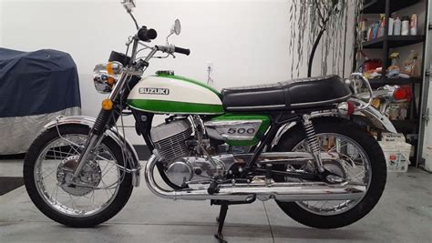Restored 1972 Suzuki T500 Titan Bike Urious