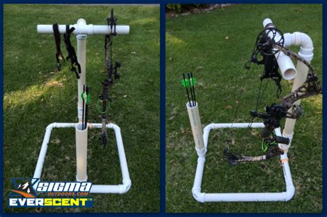 I Finally Made That Pvc Bow Stand With A Few Adjustments It Comes