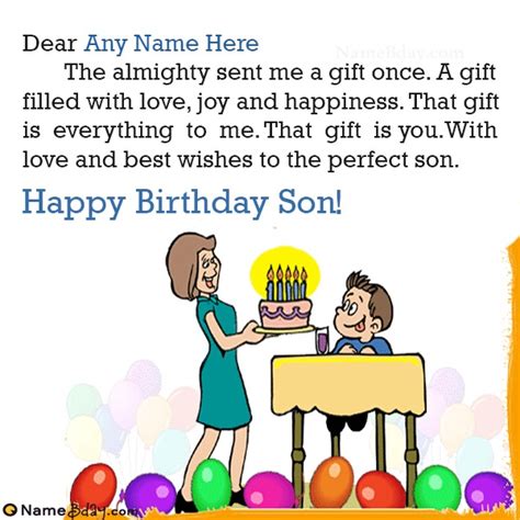 Happy Birthday Wishes For Son From Mother