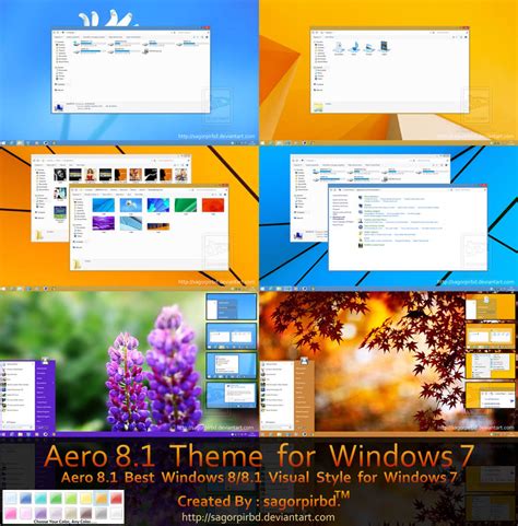 Aero 881 Theme For Win 7 Skin Pack Theme For Windows 11 And 10