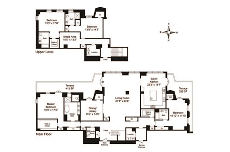 Art Deco New York Apartment Floor Plan Interior Design Ideas