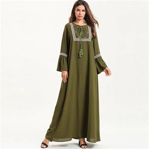 Vestidos Arabic Islamic Maxi Muslim Dress Abaya Caftan Marocain Kaftan Turkey Ramadan Elbise