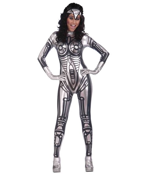 Female Robot Adult Costume