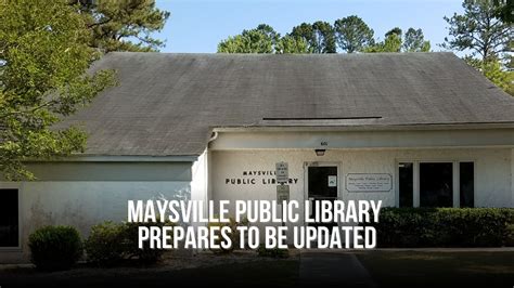 Maysville Public Library Prepares To Be Updated — Neuse News
