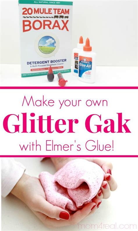 Homemade Glitter Gak Recipe With Elmers Glue ~ A Fun Valentines Day