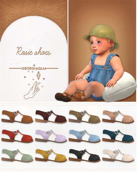 Rosie Shoes By Georgiaglm The Sims 4 Kids The Sims 4 Bebes Sims 4