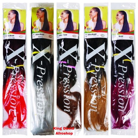 Pre stretched braiding hair saves professional hair braiders time and money. Ombre Pre-Stretched Braid Hair Extension Braids Rastas ...