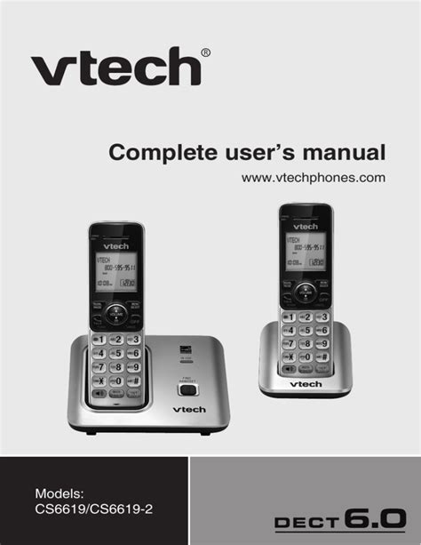 Manual For Vtech Phone And Answering Machine