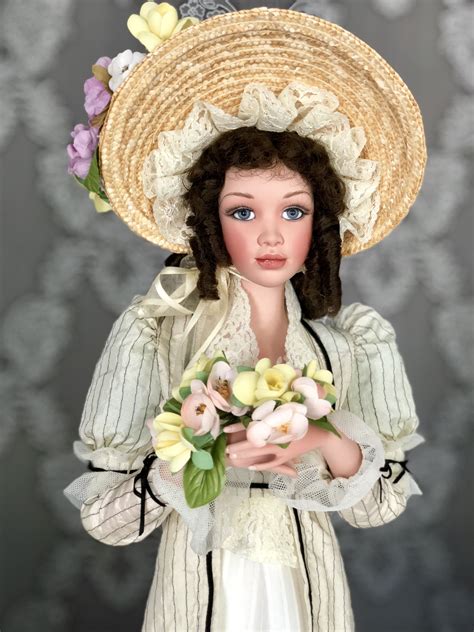 Camille Sense And Sensibility Collection Mclean Porcelain Doll Flower Girl Dresses
