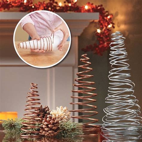Diy Wire Christmas Trees Cute And Easy Musely