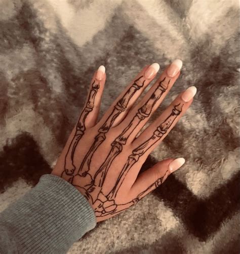 Skeleton Hand Tattoo Skeleton Hand Tattoo Hand Tattoos Sharpie Tattoos