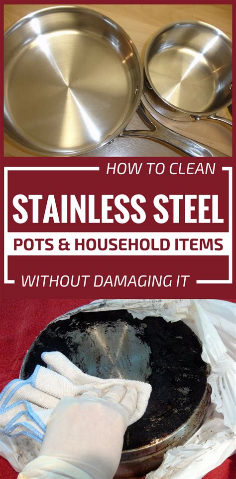 How to remove grease from stainless steel. How To Clean Stainless Steel Pots And Household Items ...