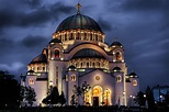 Church of Saint Sava at dusk. Belgrade, Serbia. : r/ArchitecturalRevival