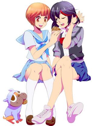 Ryuko And Mako Lesbian Art Luscious Hentai Manga Porn