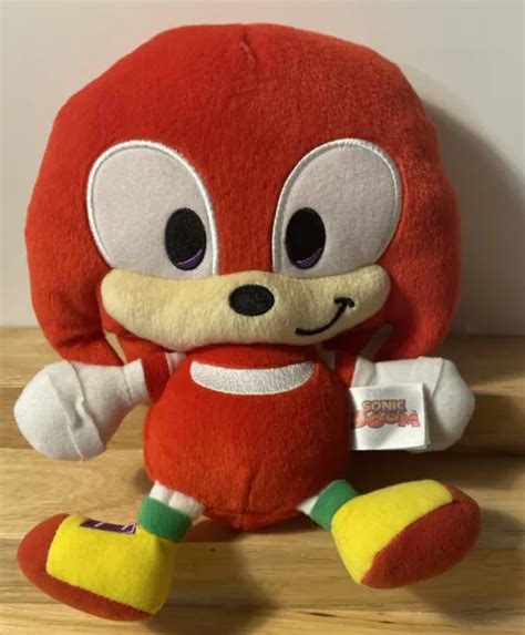Sega Tomy Sonic Boom Knuckles Plush 9 Red Hedgehog Stuffed Animal
