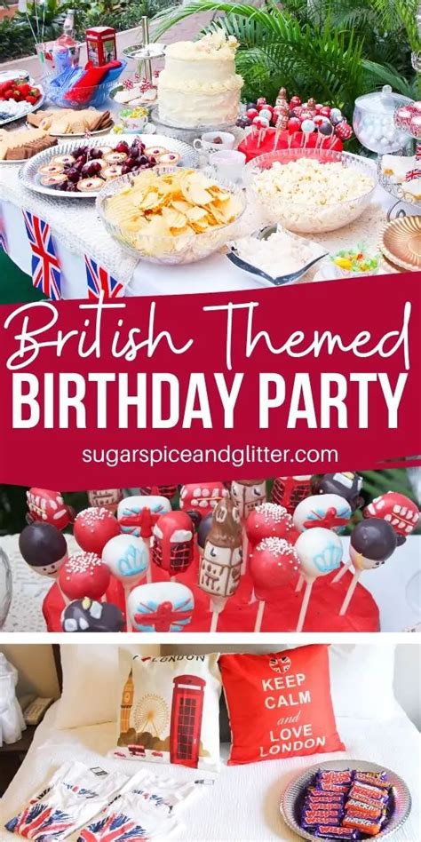 This British Themed Birthday Party Has It All And Was Done On A