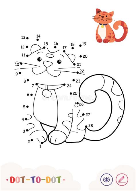 Cat Dot To Dot Stock Illustrations 225 Cat Dot To Dot Stock