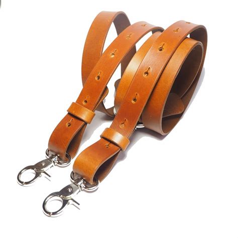 Leather Braces Suspenders Mens T Etsy