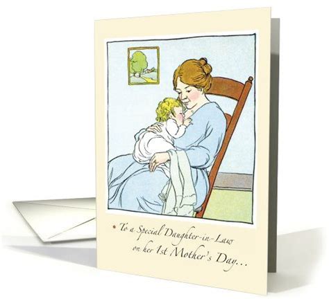 To A Special Daughter In Law On Her 1st Mothers Day Card Cards