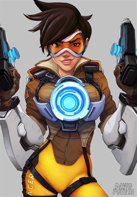 Tracer Overwatch Fanart David Puerta Altes On Artstation At