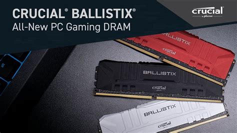 Crucial Ballistix 3200 Mhz Ddr4 Dram Desktop Gaming Memory Kit 16gb