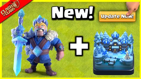 New Ice King Snow Day Scenery Clash Of Clans Coc Youtube