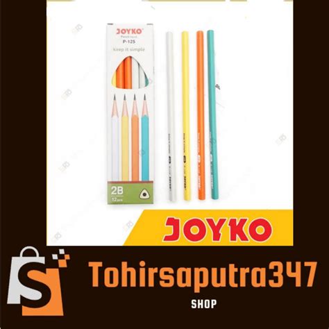 Jual Pensil Pastel Triangular Joyko 2b P 125 Satuan Warna Putih