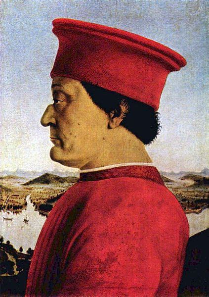 Piero Della Francesca Portrait Of Federico Da Montefeltro Duke Of