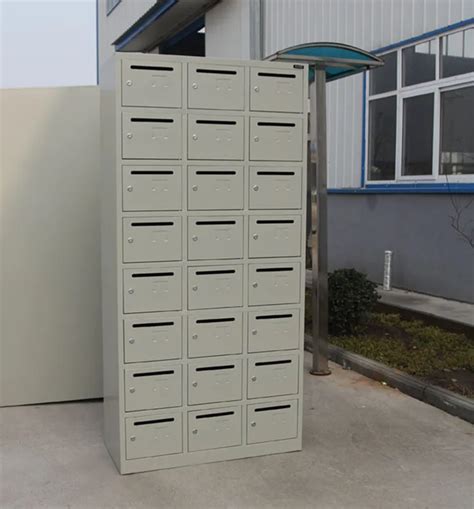 24 Door Residential Mailbox Apartment Postbox Metal Office Mailbox