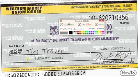 How To Fill Out A Western Union Money Order In 5 Steps Howto