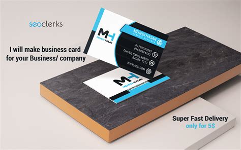 I Will Design Wonderful Professional Business Card For 5 Seoclerks