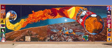 Mural On The South Wall Of The Michael J The Planetary Society
