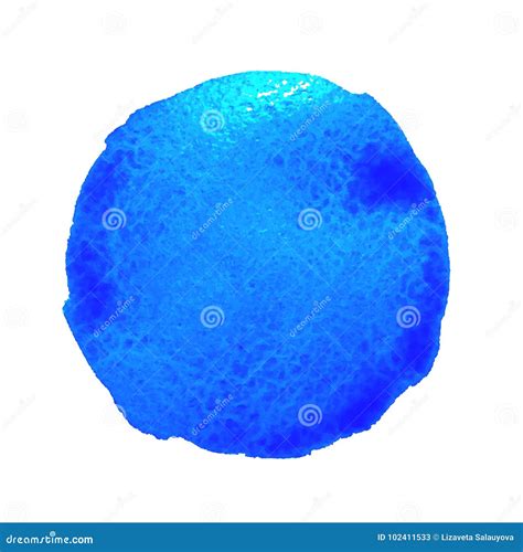 Blue Watercolor Stain Stock Vector Illustration Of Effect 102411533