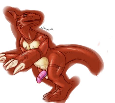 Rule 34 Anthro Claws Digimon Guilmon Male Male Only Nude Penis Solo