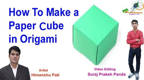 How To Make Paper Cube Modular Origami Youtube