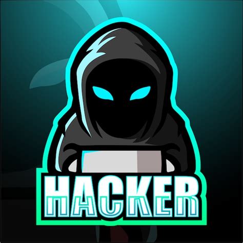 Premium Vector Hacker Mascot Esport Illustration
