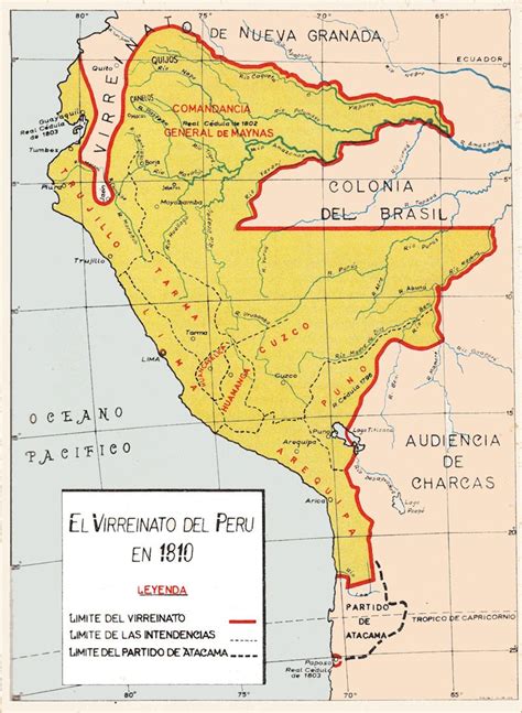 Resultado De Imagen Para Mapa Politico Del Peru 1821 1822 1823 Mapa