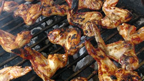 Chicken On The Barbecue Free Stock Photo Public Domain Pictures
