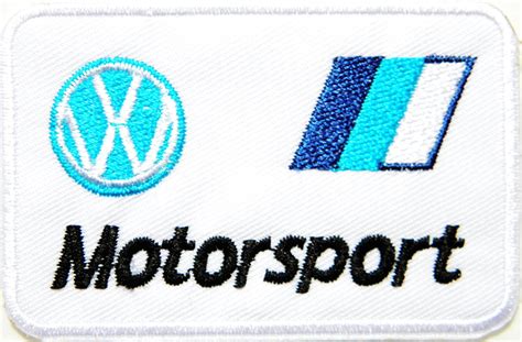 Vw Volkswagen Motorsport Logo Sign Car Racing 3 X 175 Logo Sew