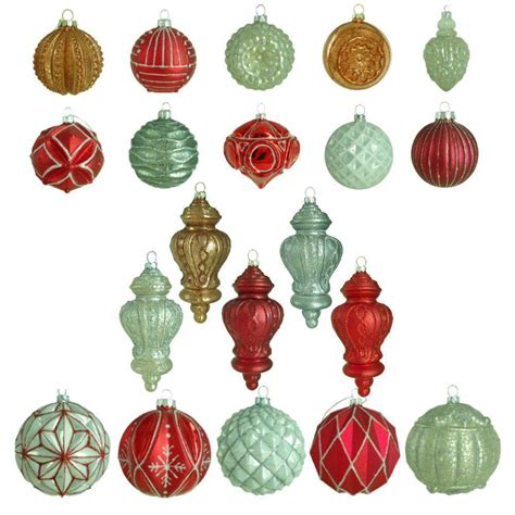 Martha Stewart Living Winter Tidings Glass Ornament 20