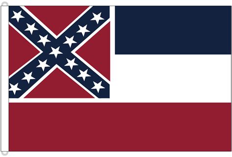 Mississippi 8ftx12ft Nylon State Flag 8x12 Made In Usa 8x12