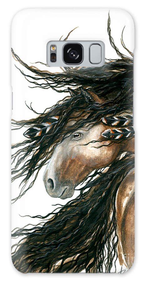 Majestic Pinto Horse 80 Galaxy Case For Sale By Amylyn Bihrle