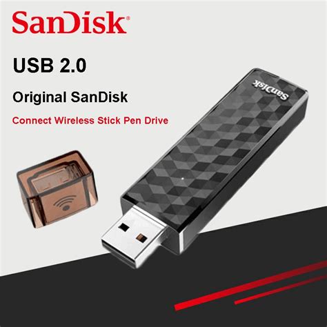 Sandisk Sdws4 Connect Wireless Stick Usb Flash Drive 64gb Wi Fi Usb 2