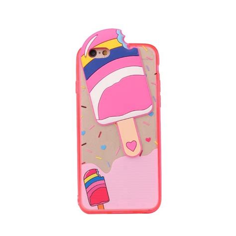 Three Dimensional Design Acrylics Phone Case With Ice Cream For Iphone